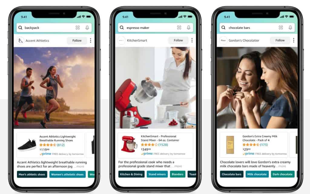 Amazon post examples